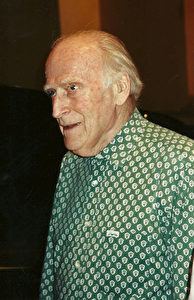 Yehudi Menuhin bei Proben 1997 in Strassburg