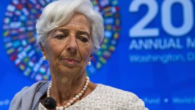 EZB-Präsidentin Lagarde unter Druck von Exctinction Rebellion und Attac