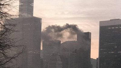 Ein Schwerverletzter bei Brand im Trump Tower