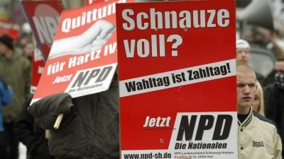 Bundesregierung will doch NPD-Verbotsantrag stellen