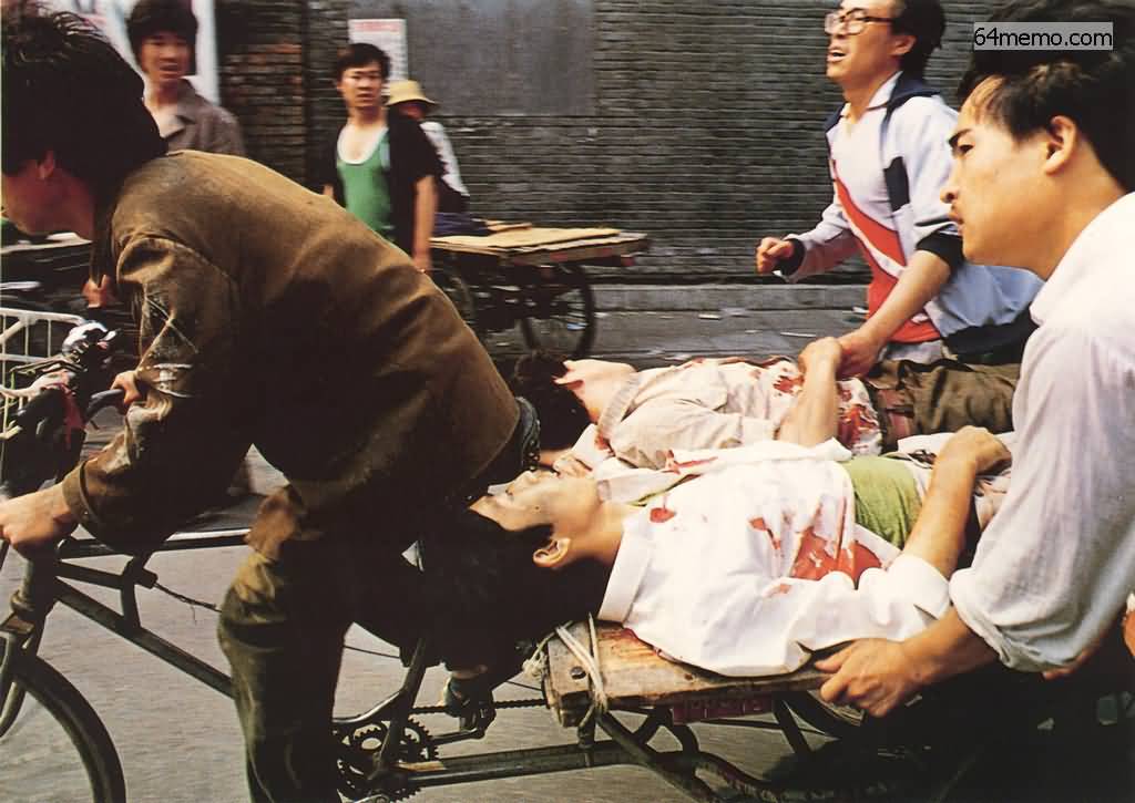 Um 3 Uhr morgens am 4. Juni 1989 in Peking