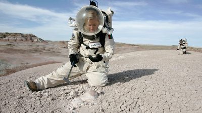 Die „Mars Desert Research Station“ in Hanksville, Utah, USA