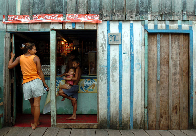 Ein Slum namens „Gloria“ in der brasilianischen Stadt Manaus