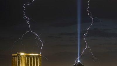 Gewitter über Las Vegas, Nevada