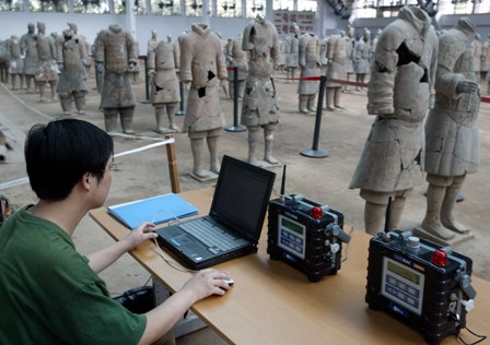 Chinas berühmte Terrakotta-Krieger in Gefahr