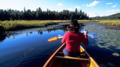 Kanufahren im Algonquin Park in Ontario, Kanada