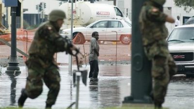 Soldaten der Nationalgarde treffen in New Orleans ein