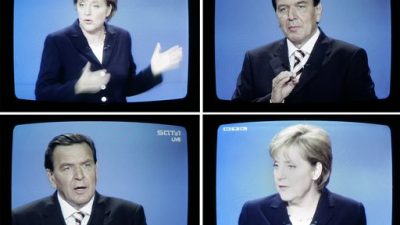 TV-Duell: Merkel schneidet besser ab als erwartet