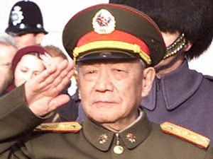 Chi Haotian, chinesischer Verteidigungsminister von 1995 bis 2004 (Jonathan Utz/AFP/Getty Images)