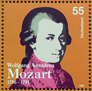 Zum Mozart-Jahr darf auch die Mozart-Briefmake nicht fehlen.