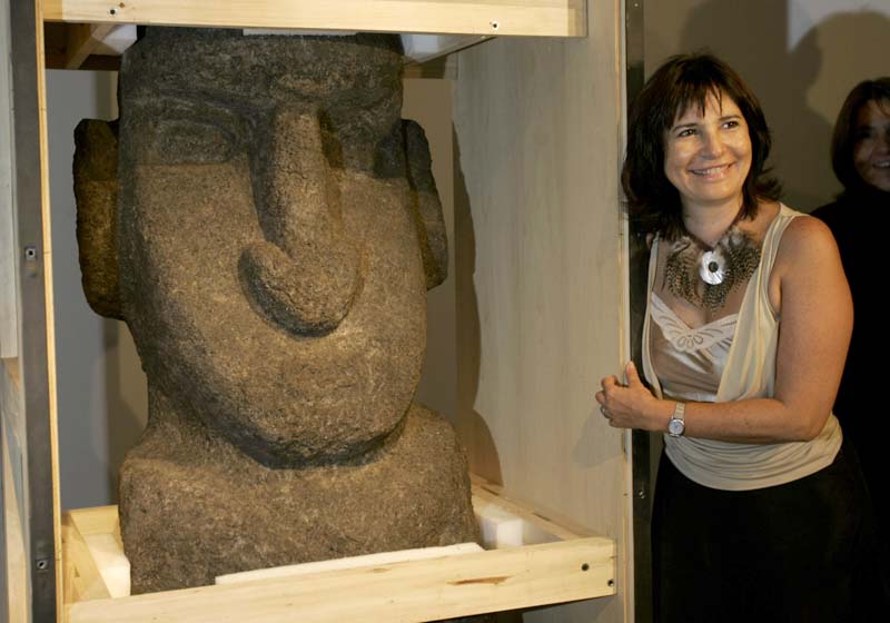 Eine Moai kehrt zurück