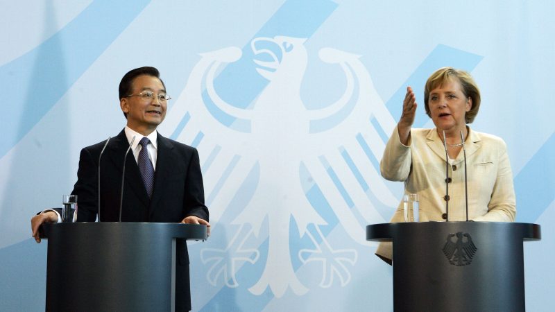 Chinas Premierminister Wen Jiabao trifft Bundeskanzlerin Merkel in Berlin
