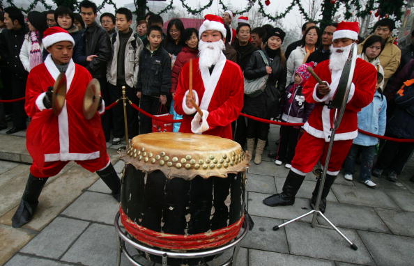 Online-Streit über Weihnachten in China