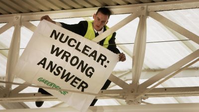 Greenpeace gewinnt Prozess um Atomstreit gegen britische Regierung