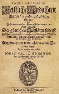 Liederbuch aus dem Jahr 1667