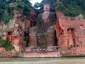 Buddhastatue von Leshan (Wikipedia)

