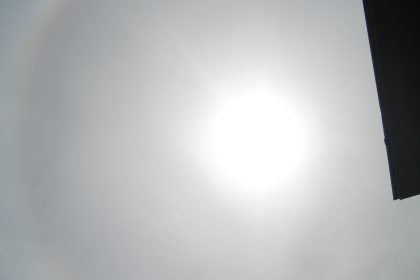 Sonne mit Umkreis