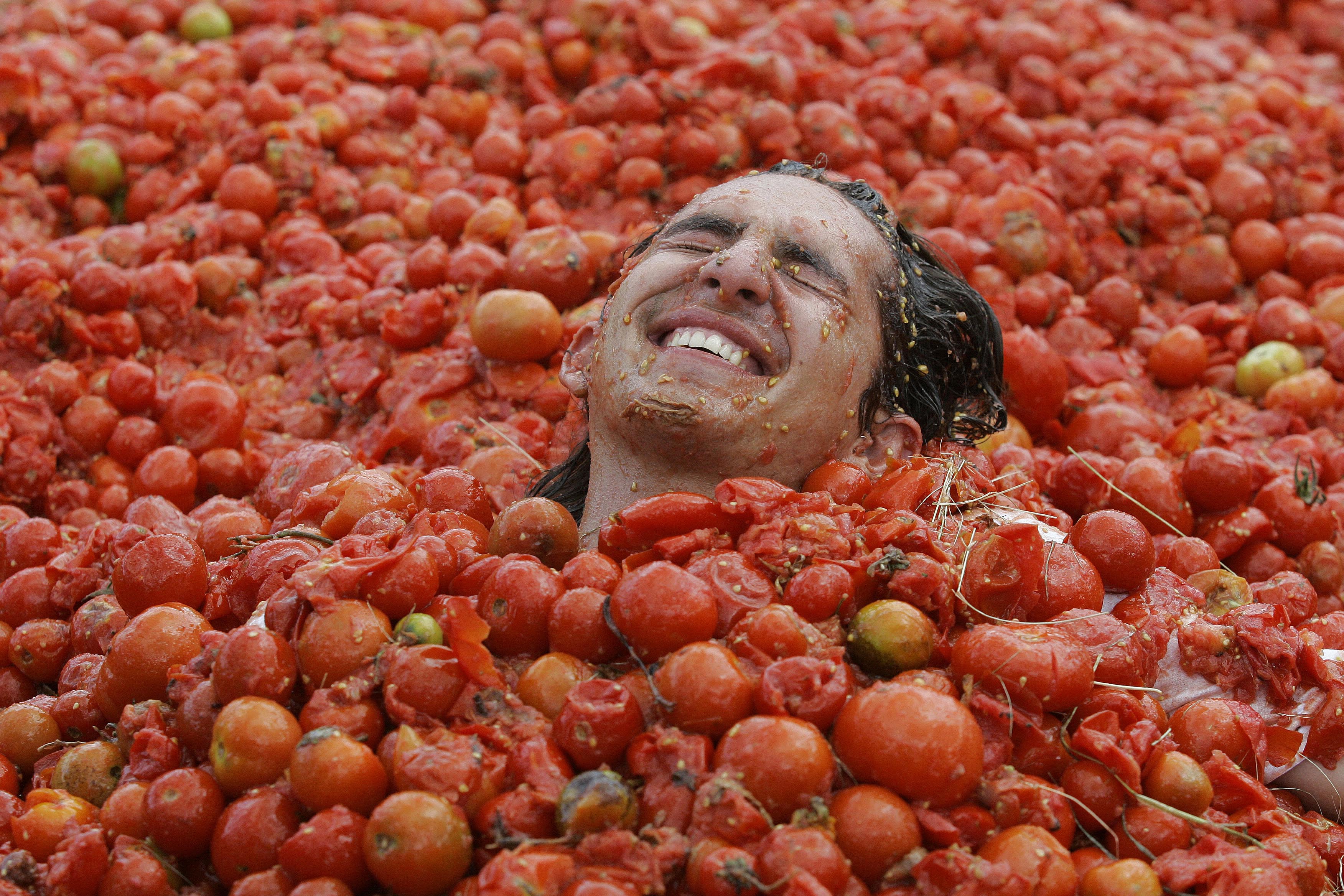 Tomatina kolumbisch