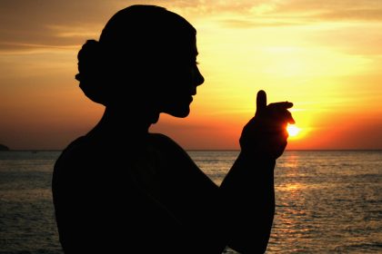 Tänzerin der Abendsonne