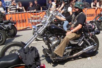 Leise Party mit lauten Harleys