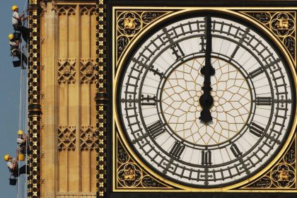 Abseilen am Big Ben