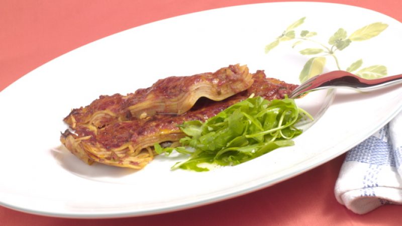 Mediterrane Küche: Lasagne schnell und dünn