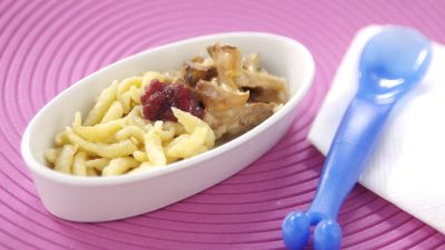 Fleischlos glücklich: Spätzle mit Pfifferlingrahmsauce