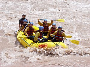 Rafting im Mendoza-Fluss (