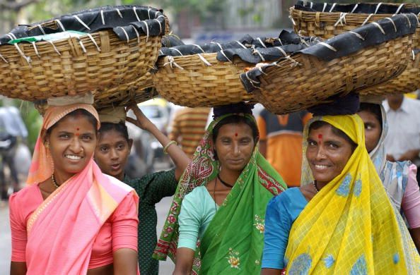 Marktfrauen in Indien