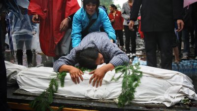 Fackellauf wird trotz Erdbeben in Sichuan fortgesetzt