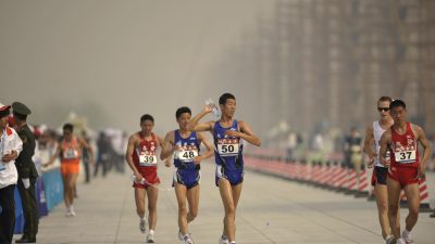 Olympische Spiele im Smog