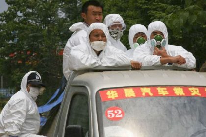 Radioaktive Gefahr durch unterirdische Nuklear-Explosion im Epizentrum von Sichuan