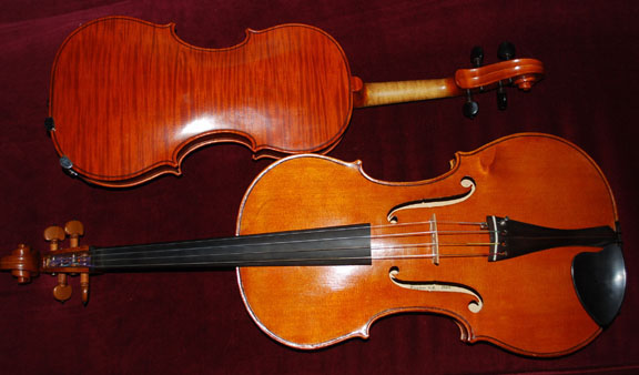 Handgreifliche Liebe zur Geige