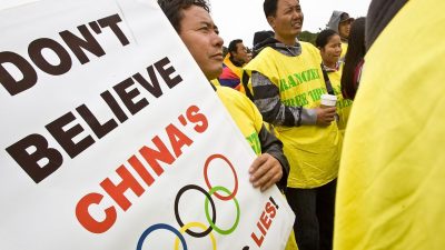 Olympische Spiele katastrophal für Meinungsfreiheit in China