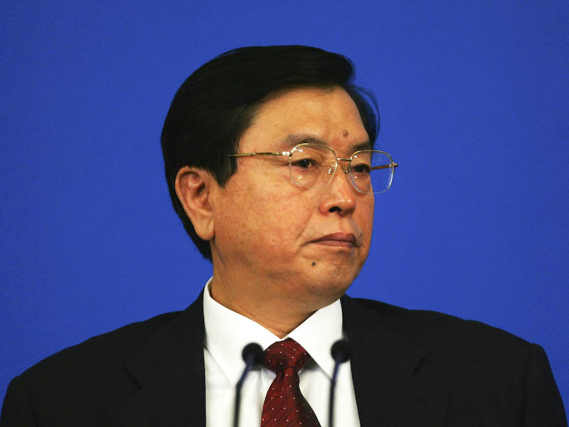 Chinas Stellvertretender Ministerpräsident Zhang Dejiang im Kanzleramt