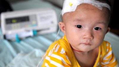 In China sind vermutlich sechs Millionen Kinder in Gefahr durch verunreinigtes Milchpulver