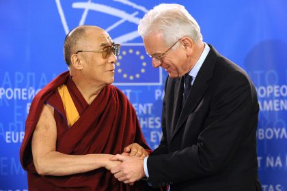 EU Plenarsitzung in Brüssel mit dem Dalai Lama