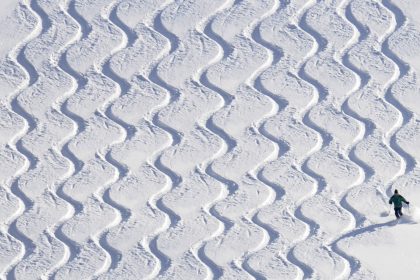 Schneespuren