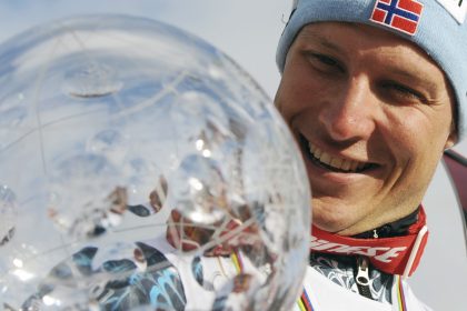 Sieger-Trophy für Aksel Lund Svindal