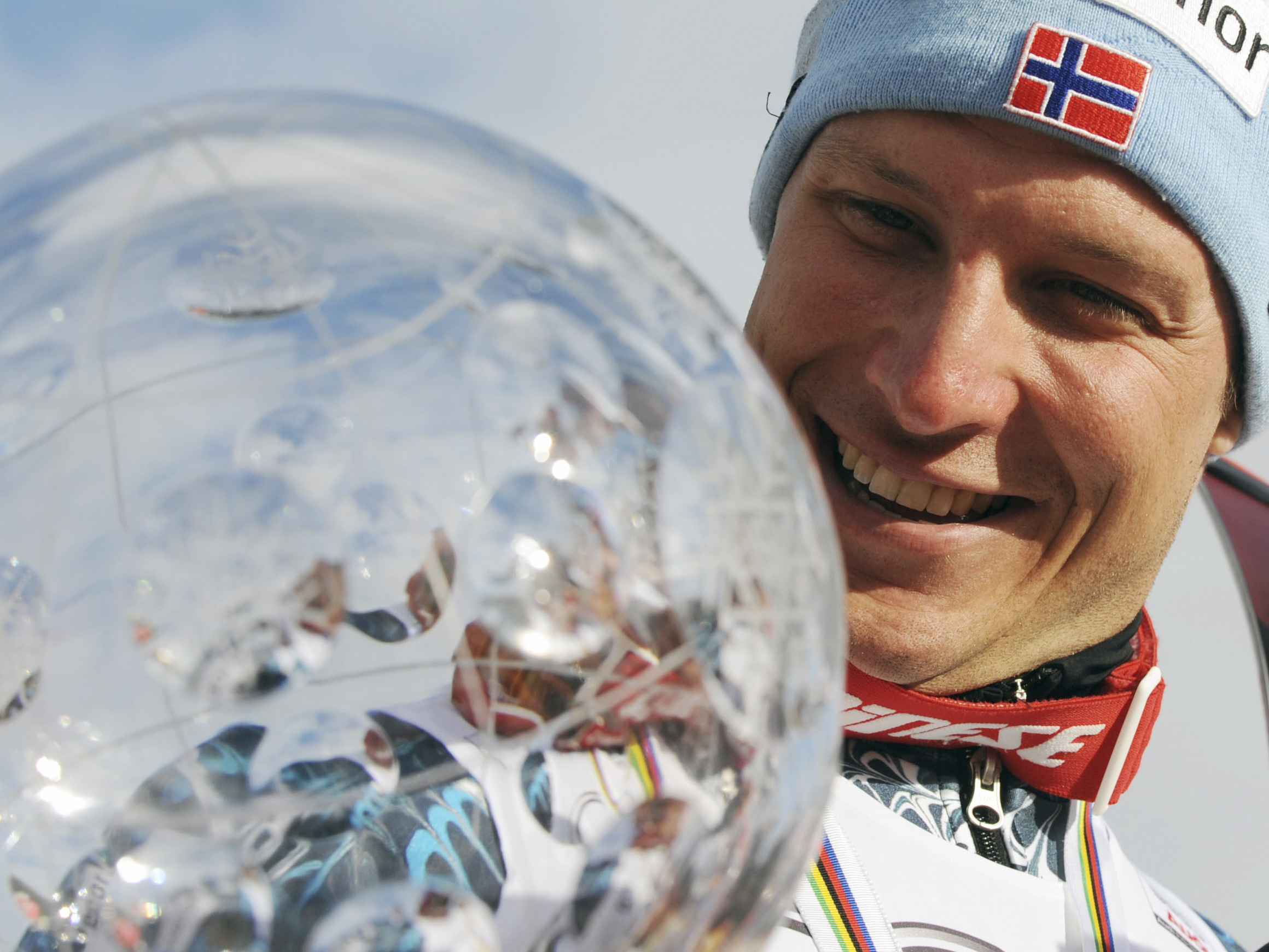 Sieger-Trophy für Aksel Lund Svindal
