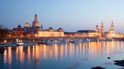 Himmlische Darstellung in Dresden, der „Stadt der Engel“