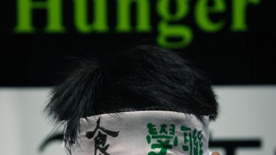 Hong Kongs Jugendliche planen für den 1. Juli einen Hungerstreik