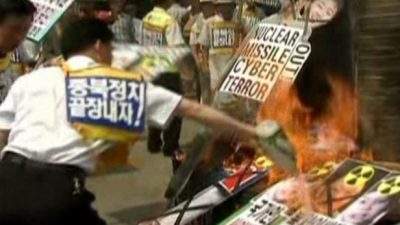 South-Korea: Anti-North Korea Protest in Seoul