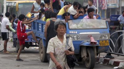 800.000 auf der Suche nach Sicherheit in Chinas Provinz Henan