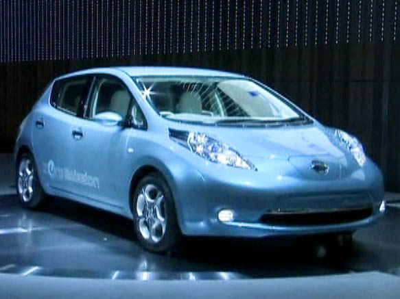 Nissan Unveils New Electric Car