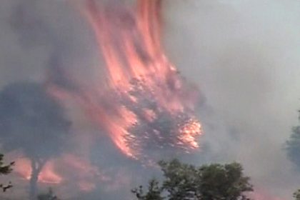 Wildfire Out-of-Control in Greece