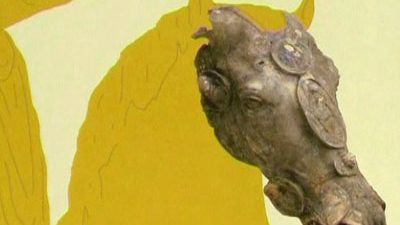 Germany: Roman Bronze Horse Head Discovered