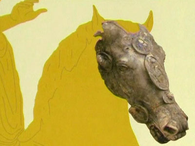 Germany: Roman Bronze Horse Head Discovered