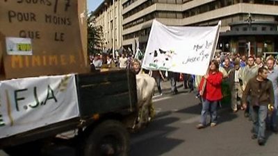 Dairy Farmers Protest Milk Price Collapse