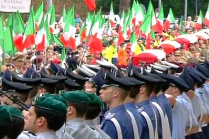 Italian Soldiers Given State Funeral